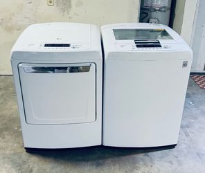 Set LG washer machine and gas dryer everything works we deliver