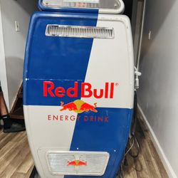 Vintage Red Bull Refrigerator