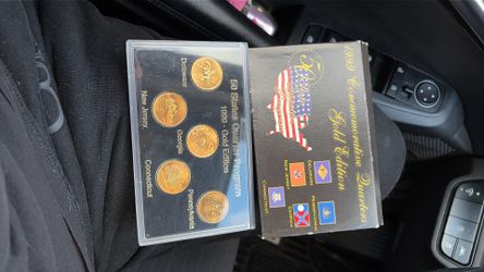 1999 Commemorative Quarters- Gold Edition