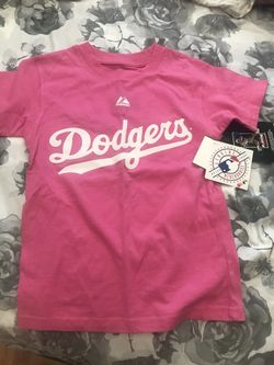 Little Girls Dodgers Shirt