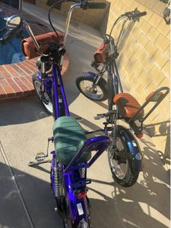 Burning Man off-road electric bike with fat tires; steampunk style.