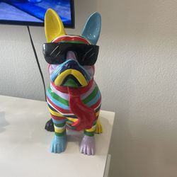 Ceramic French Bull Dog 