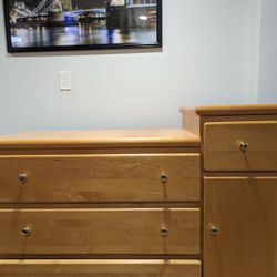 Wood Dresser/changing Table. 