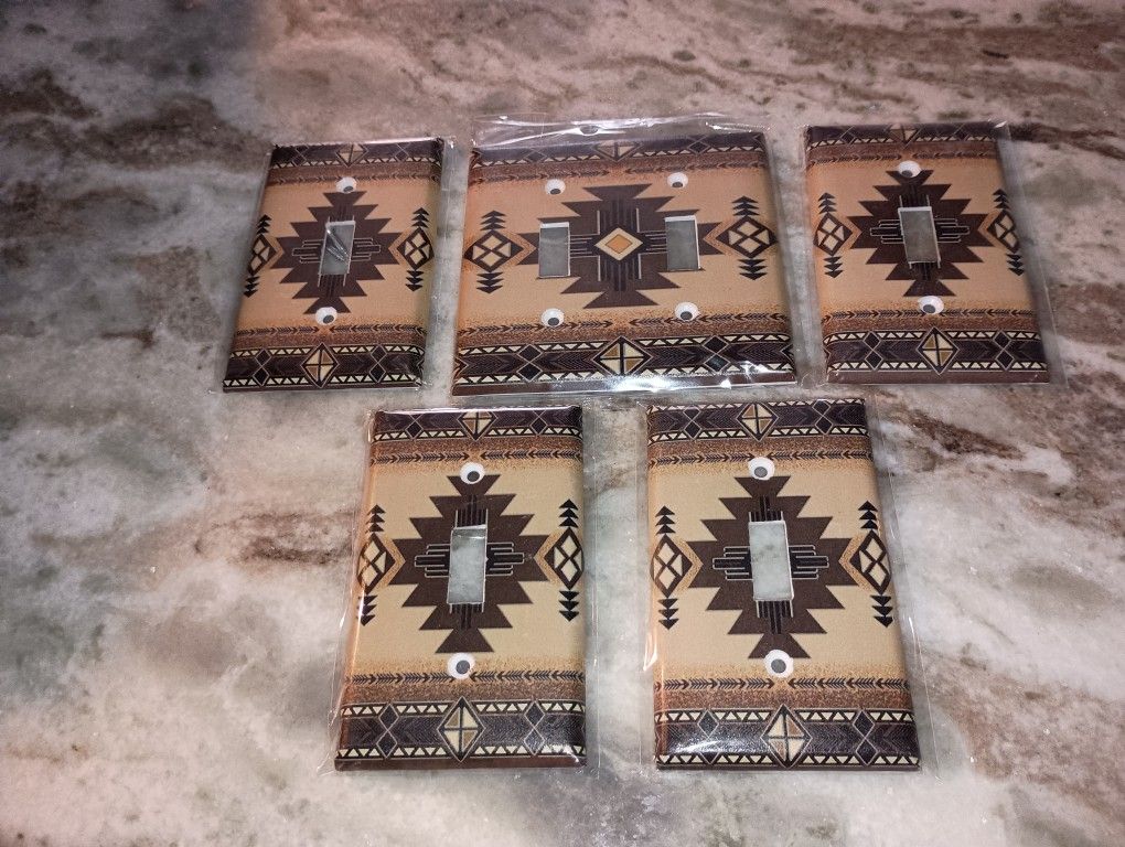 Tribal Light Switch Covers