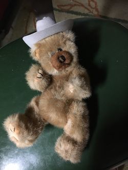 Little TY bear with cowboy hat