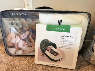 DockATot Deluxe(Used good condition) + Dock with Cabana Kit(new sealed) Bundle