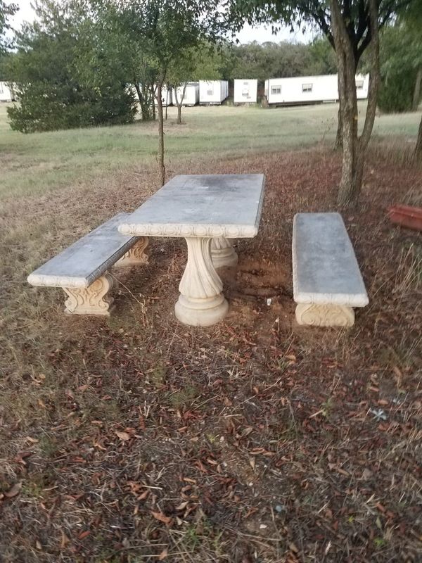 concrete table for sale in burleson, tx - offerup