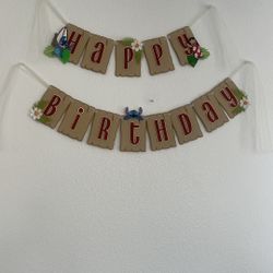 Lilo & Stitch Birthday Banner