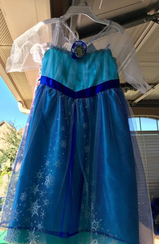 Elsa Costume Dress Girls 4-6-make offer