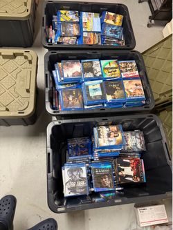 1200 used blu-ray DVDs  (downsizing business)