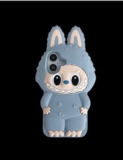 Cute Labubu silicone iPhone Case 