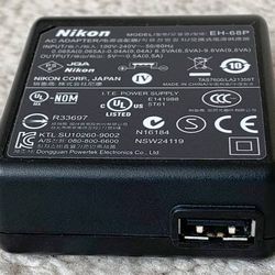 Nikon EH-68P AC Adapter/Charger for Nikon Coolpix S8100, S80, P100, S8000