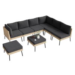 New,8 Pieces Outdoor Patio Set( Already Assembled 