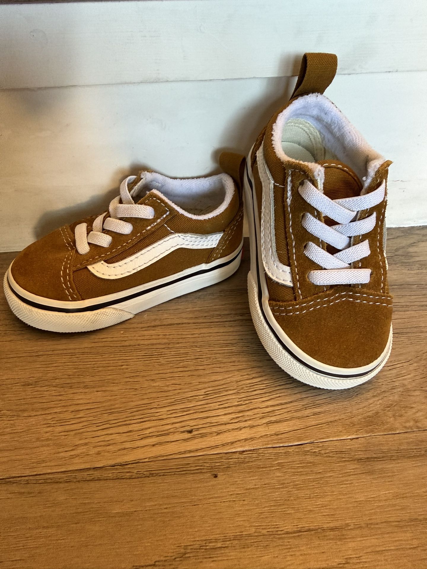 Vans Old School Infant Size 4 Elastic