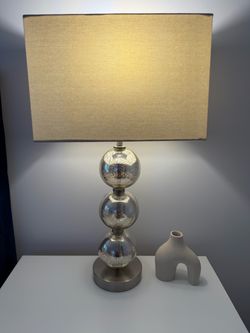 Glass Triple-sphere Table Lamps (set of 2)