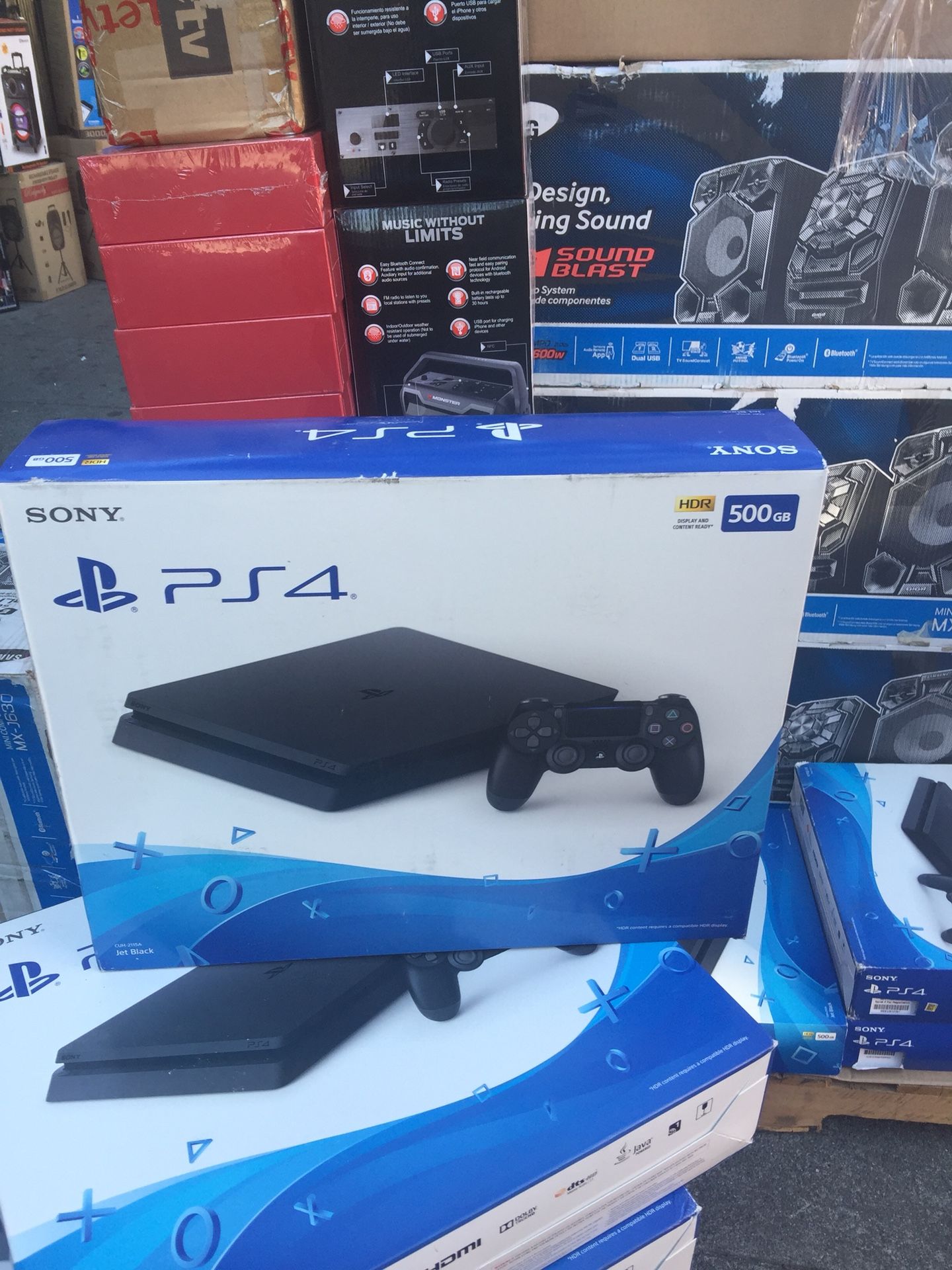 New Sony ps4 WiFi console PlayStation 4 system complete