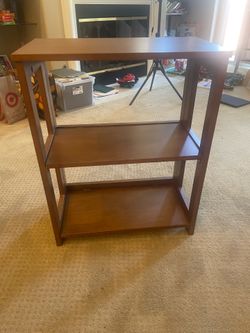 Solid wood bookcase