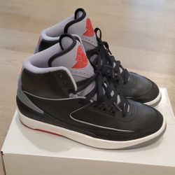 Jordan 2 Retro "Black Cement" Sz 9