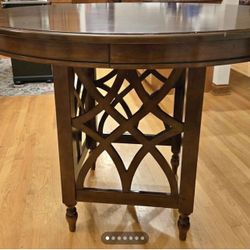 High Top Table & 6 Tall Chairs with table pad