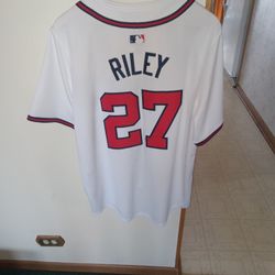 Austin Riley Atlanta Braves Nike Men’s MLB Vapor Jersey L