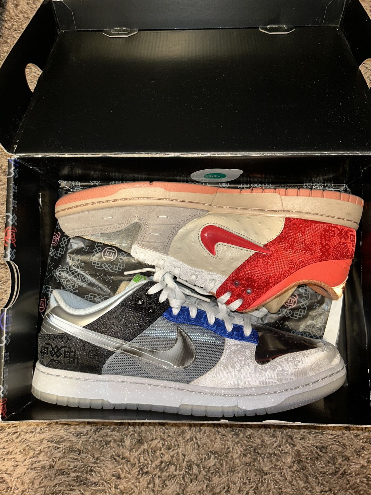 Nike Dunk Low What The Clot Size 10.5