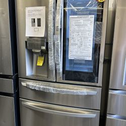 New‼️Dented LG Large Capacity Refrigerator with Convert Drawer and Craft Ice✨