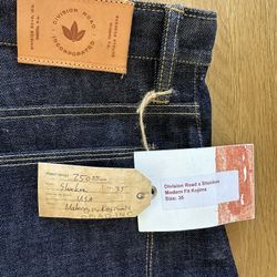 New Men’s Division Road Japanese Selvedge Denim Jeans