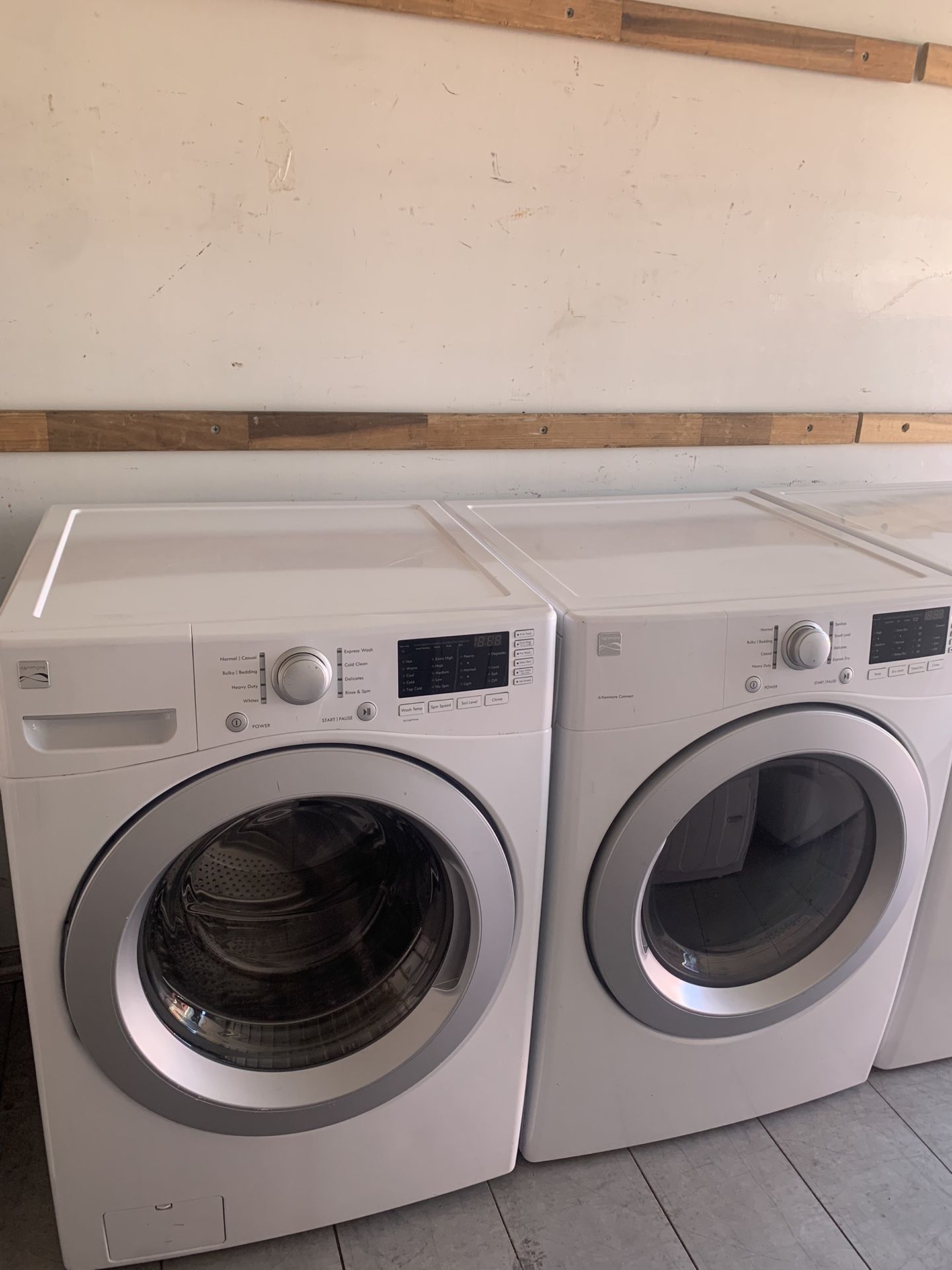 Kenmore Front Load, Washer And Dryer Set