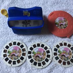 Vintage 1998 Fisher Price Toy Story 3 3D View Master With 3 Reels With Case.