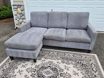 Gray sectional sofa delivery available 🚚