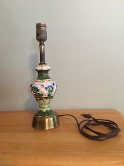 Vintage Capodimonte table lamp