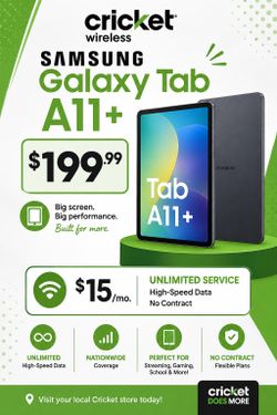 Samsung Galaxy A11+ Tablet