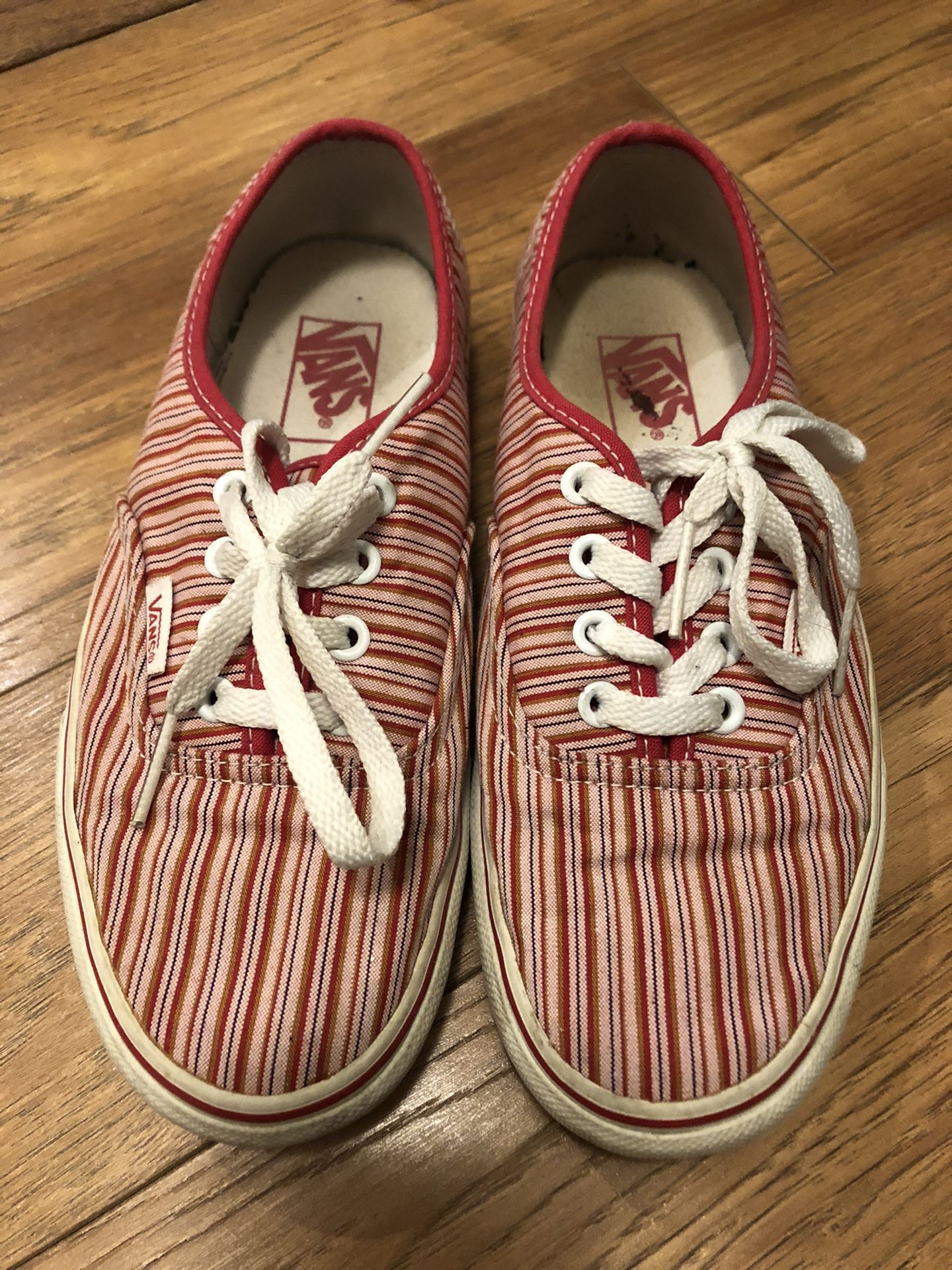 Vans Red And White