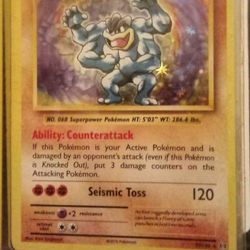 EXTREMELY RARE Machamp Holographic 