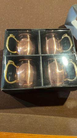 Oggi Moscow Mule Copper Mug, , Set of 4