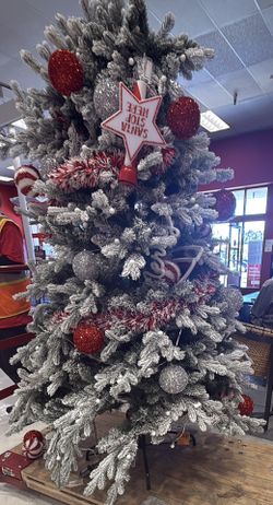 artificial flocked Christmas tree Exclusive