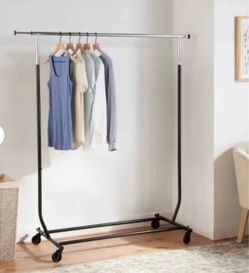 Heavy Duty Black Garment Clothing Rack