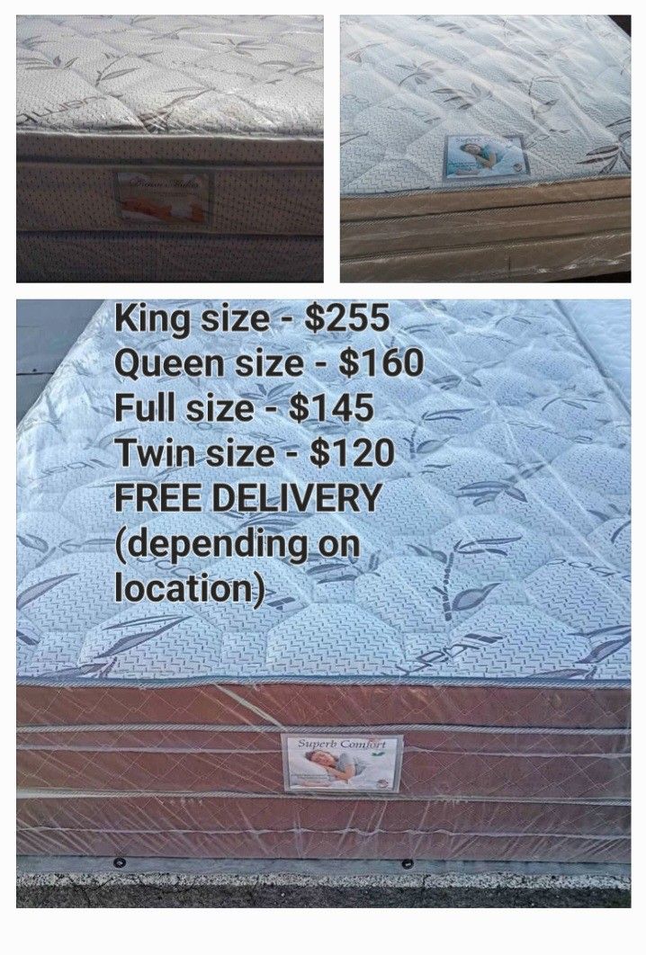 Brand New Twin Size Mattress Included Box Spring 