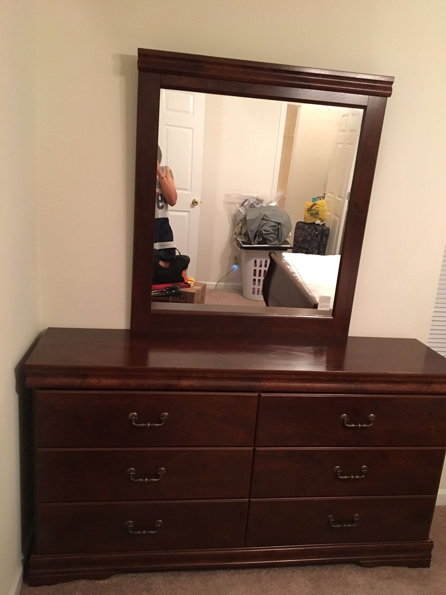 Chest and Mirror Dresser