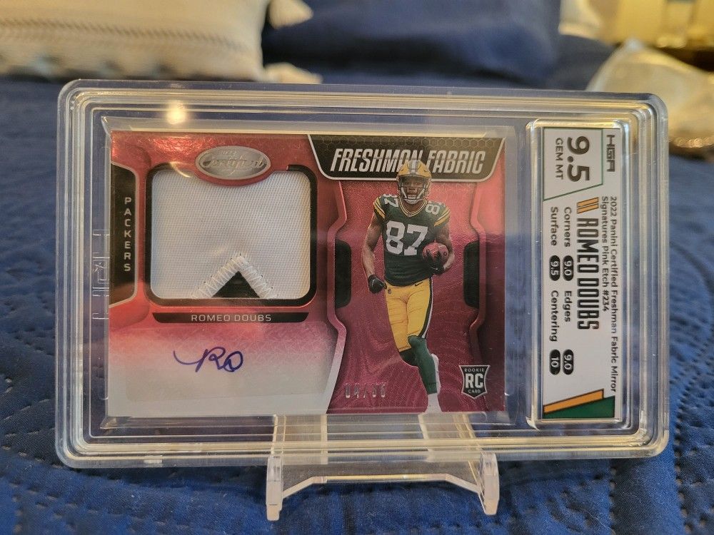 2022 Certified Romeo Doubs /35 RPA Auto HGA 9.5 GEM Mint