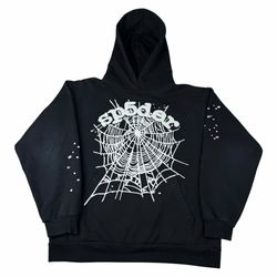 Sp5der OG Web Hoodie Black Adult Size Large L OG Rare Young Thug 100% Authentic