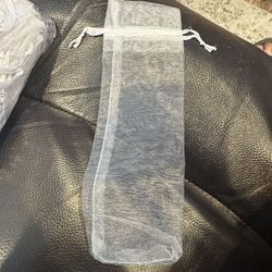 White Organza Bags/Pouches