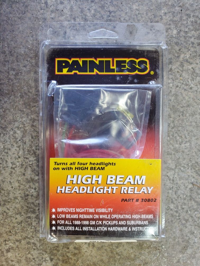Painless Dual High Beam kit for GM