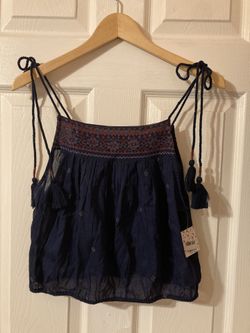 Free people Cotton Eternal Love Embroidered