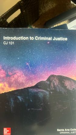 Introduction to Criminal Justice - Santa Ana College