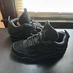 Jordan 4 Black Cat Size 12 Decent Condition
