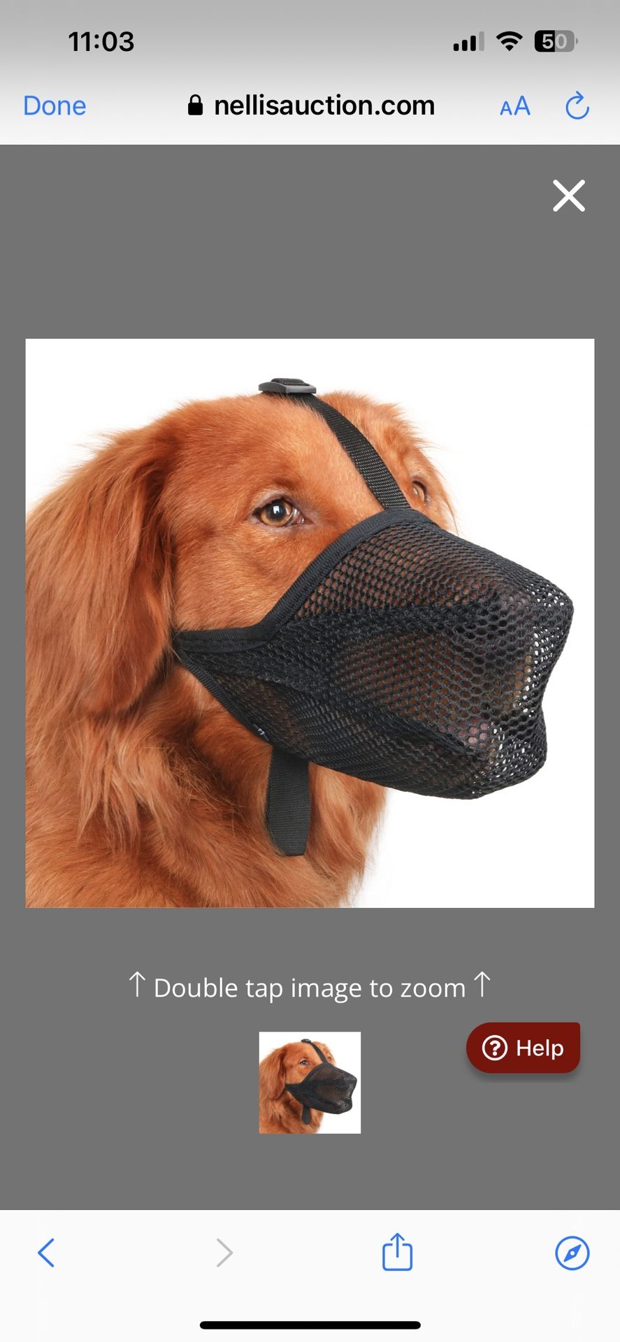 Mayerzon Dog Muzzle, Patented Soft Mesh Muzzle For Small Medium Large Dogs For Scavenging Biting Licking And Chewing, Allows To Pant And Drink (XXS, B