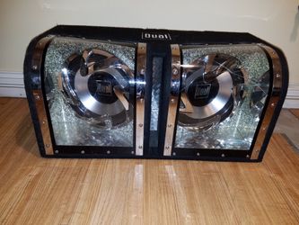 Dual 12" Subwoofers in box