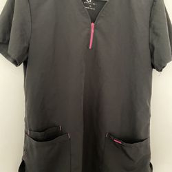 Black Scrub Top