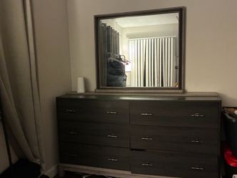 Dresser w/ borrow & night stand